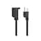 Monoprice SJT Extension Cord, 16 AWG, Indoor, 16/3, 1 Outlets, 5-15R, Black, 5-15P, 10 ft 5300 - alternate 7